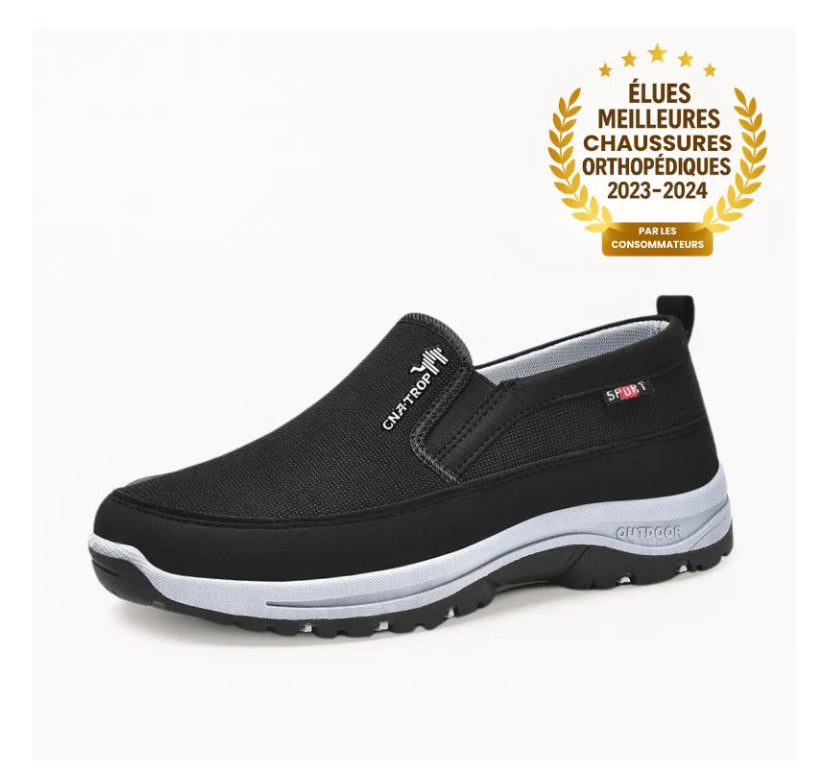 Chaussures de marche à confort orthopédiques hommes