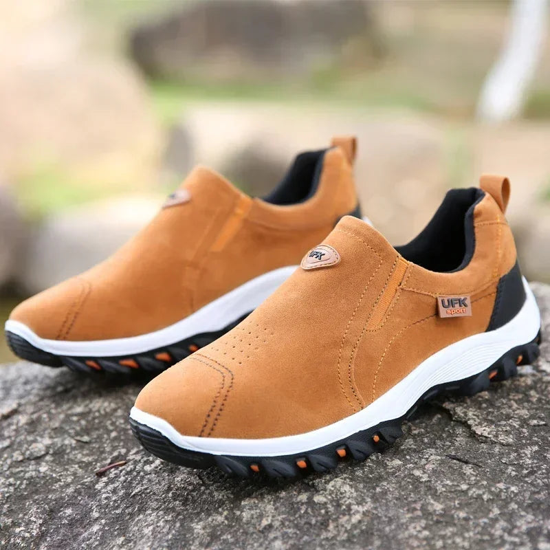 Chaussures de marche à confort orthopédiques hommes