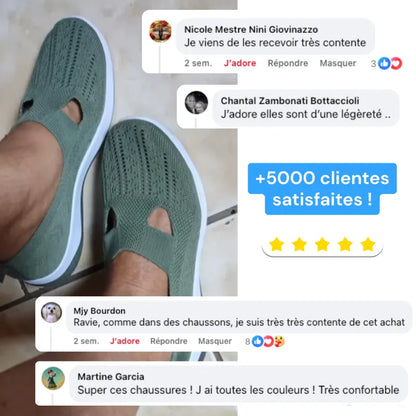 Baskets à confort orthopédique pour femme