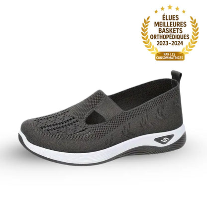Baskets à confort orthopédique pour femme