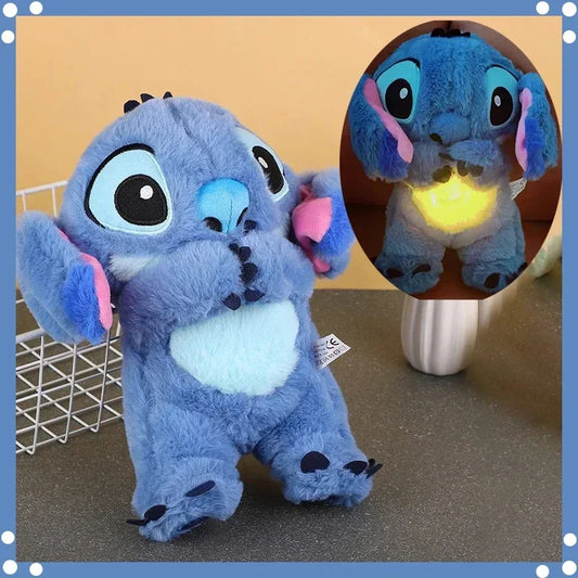 Peluche Stitch respirante avec berceuse apaisante